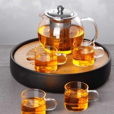 優質 LG Glass TZ012 玻璃魔法茶壺套組, 1套, 茶壺+茶杯4p