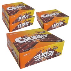 롯데웰푸드 크런키, 34g, 48개