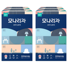 mona LISa. 原生紙漿抽取式柔軟雙層面紙, 300張, 12盒