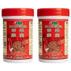 AZOO 赤蟲飼料, 130ml, 2瓶