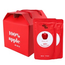 더자연스런 자연스런사과즙, 132ml, 24포