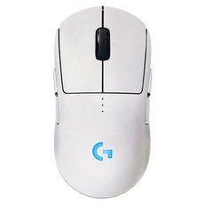 Logitech G 羅技G PRO 2 LIGHTSPEED無線電競滑鼠, HERO 2 感應器, 4至8個可編程按鈕, USB-C充電, 最長可達95小時, 白色
