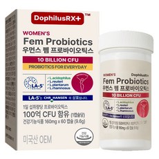 Dophirus RX 女性私密處益生菌 9.6g, 1個, 60錠