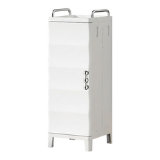 FAmILyLIFE 生活 極簡風可疊加收納箱 38L 單層, 淨白款, 1個