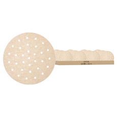 AHOYE 木漿無漂白烘焙紙 圓形, 20cm, 100張, 1組