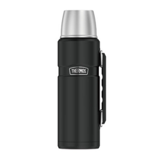 THERMOS 膳魔師 不鏽鋼真空保溫瓶 SK2010, 1.2L, 冷熱皆宜, 霧面黑, 1個