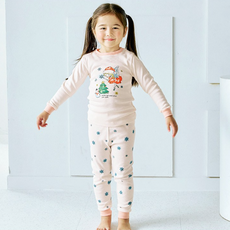 메이키즈 유아동 주니어 여아 윈터 페어리 20수 후라이스 보온 실내복 세트