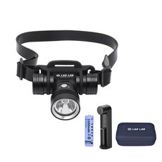 SUPREMO 水下頭燈 B14 + 充電電池 + 1 充電座套組, 黑色的