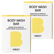 바른생각 약산성 올인원 바디워시 바, 100g, 2개