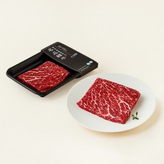 횡성한우 터프 스테이크 우둔 설도 1++ 등급 스테이크용 (냉장), 200g, 1개