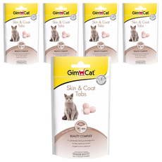 Gim Cat 俊寶俊喵 三合一護膚亮毛營養錠，有助於免疫細胞生長 維持身體機能平衡, 護膚亮毛, 40g, 5包
