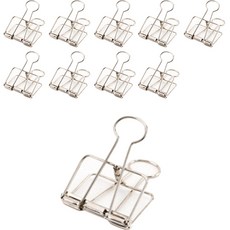 Market A 金屬彩色夾 銀色, 1個, 中