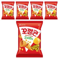 꼬깔콘 고소한 맛 옥수수스낵, 67g, 5개