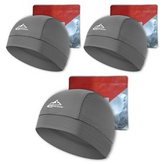 GOLOV.EJOy Itgom 自行車騎行安全帽內襯帽, 深灰色, 3個