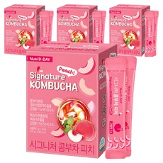 뉴트리디데이 시그니처 콤부차 피치, 5g, 30개입, 4개