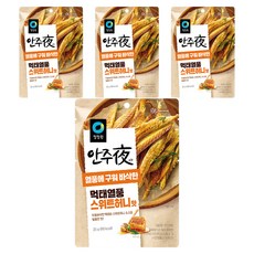 대상 청정원 안주야 먹태열풍 스위트허니맛, 25g, 4개