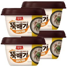 양반 뚝배기 돼지국밥, 282.5g, 4개