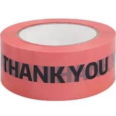 A.label 包裝用封箱膠帶 45mm x 100m B0210, 3 logo 紅黑色, 1個