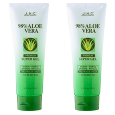 JNC NATURAL COSMETICS 98%優質蘆薈超級凝膠, 240ml, 2條
