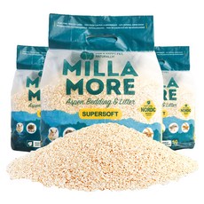 밀라모어 소동물 아스펜 소프트 베딩, 1.8kg, 3개
