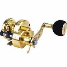 Banax SALTSTAR 釣魚圓形捲線器, GOLD + BLACK, 100L
