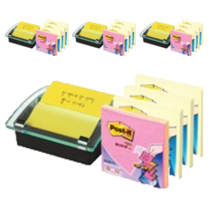 3M Post-it 利貼 3M DS330 Crystal Dispenser Pack (Dispenser + Pop-up Refill 4 Pads), 4個