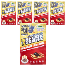 鱷魚 環保黏鼠板滷肉味 小 150g, 5個, 1塊