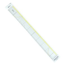 유니크 패치워크 컬러 시접자 50cm + 보관 케이스 세트, 옐로우(시접자), 1개