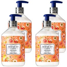 부케가르니 바디로션 핑크자몽향, 4개, 520ml