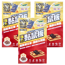 鱷魚 環保黏鼠板滷肉味 小 150g, 3個, 1塊