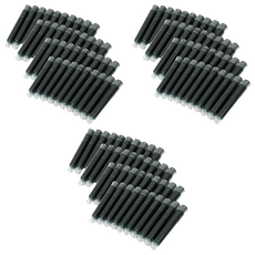 神崎家居 鋼筆型毛筆填充墨水40件組, 3組, 黑色