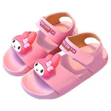 兒童三麗鷗3D魔鬼氈涼鞋