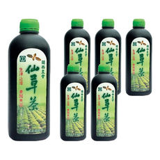 關西鎮農會 仙草茶，生津止渴、開瓶即飲，不含人工甘味料、色素、防腐劑，老少皆宜, 960ml, 6瓶