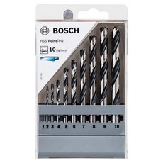 BOSCH 博世 台灣公司貨 金屬鑽頭組 10支, 1組