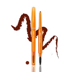 dejavu 自然持久眉筆 0.17g, 暖棕色, 1個