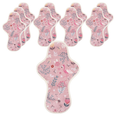 이채 순면 날개형 생리대 핑크코이, 2개, 5매입, 대형