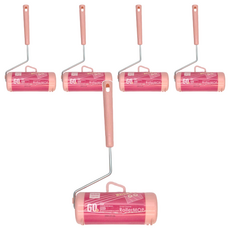 UdiLife 優的生活大師 RollerMOP 短柄膠粘拖把, 5個, 短柄300 x 180mm 膠黏紙 160 x 內徑38mm x 60周