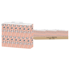 super do 極度朵朵 抽取式花紋萬用紙巾 150張, 14包, 6袋