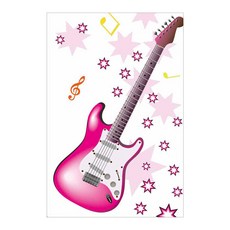 아이러브페인팅 퍼니 DIY 보석십자수 10 x 15 cm, 신나는 기타, 1세트