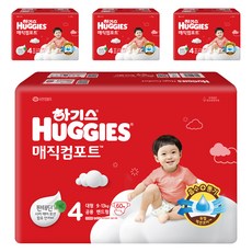 HUGGIES 好奇 Magic Comfort黏貼型尿布, 第4階段, 240張