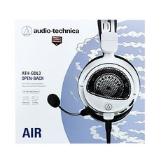 audio-technica 鐵三角 遊戲專用開放式耳機麥克風組 原廠保固, ATH-GDL3 WH, 白色