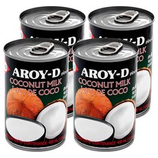 AROY-D 安德利 椰奶, 400ml, 4個