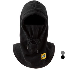 CARET 刷毛巴拉克拉法帽 冬季圍脖, 黑色, 1個