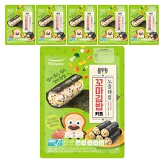 Pulmuone 圃美多 迷你飯捲用海苔組, 39.7g, 6包