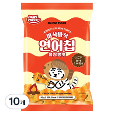 Muziktiger 香脆鮭魚片 韓式辣魚湯口味, 10個, 40g