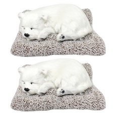 Autocrew 食炭薩摩耶犬狗狗 除濕除臭娃娃 大型, 1個, 2個