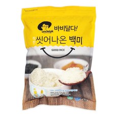 엉클탁 바비달다 씻어나온 백미, 상등급, 2kg, 1개