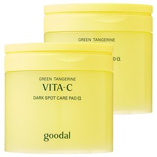 구달 청귤 비타C 잡티 케어 패드 알파 160ml, 70매입, 2개