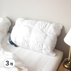 로그로 프리미엄 구름 호텔 베개, 화이트, 3개