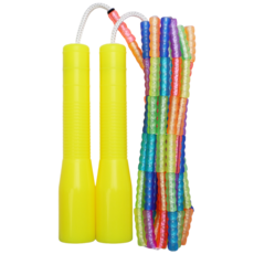 JFROPE 孩童彩色跳繩 4~8歲適用, 黃色的